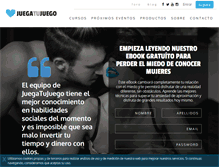 Tablet Screenshot of juegatujuego.com